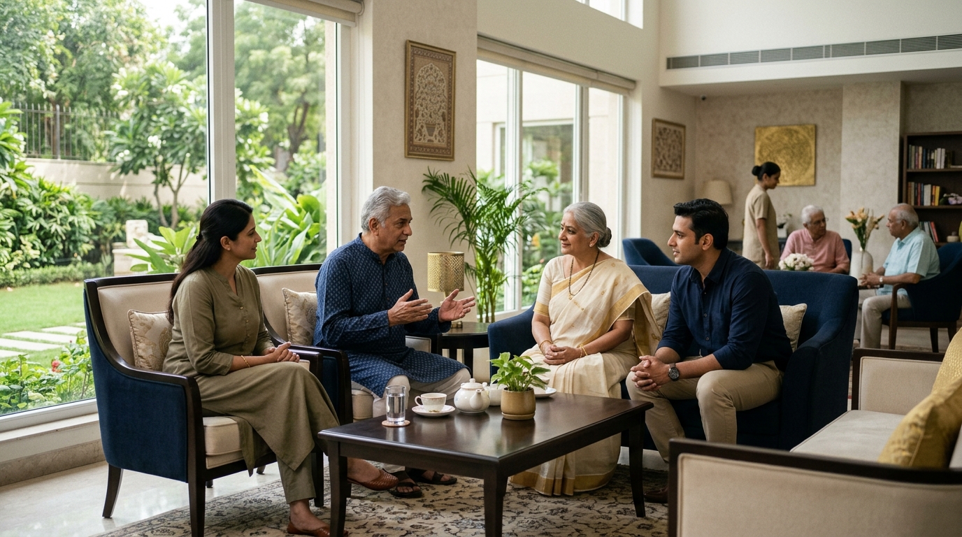 Daily companionship in Gurugram community — board games, conversation